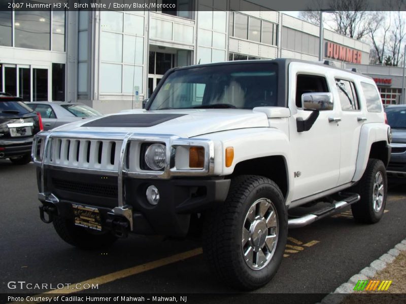 Birch White / Ebony Black/Morocco 2007 Hummer H3 X