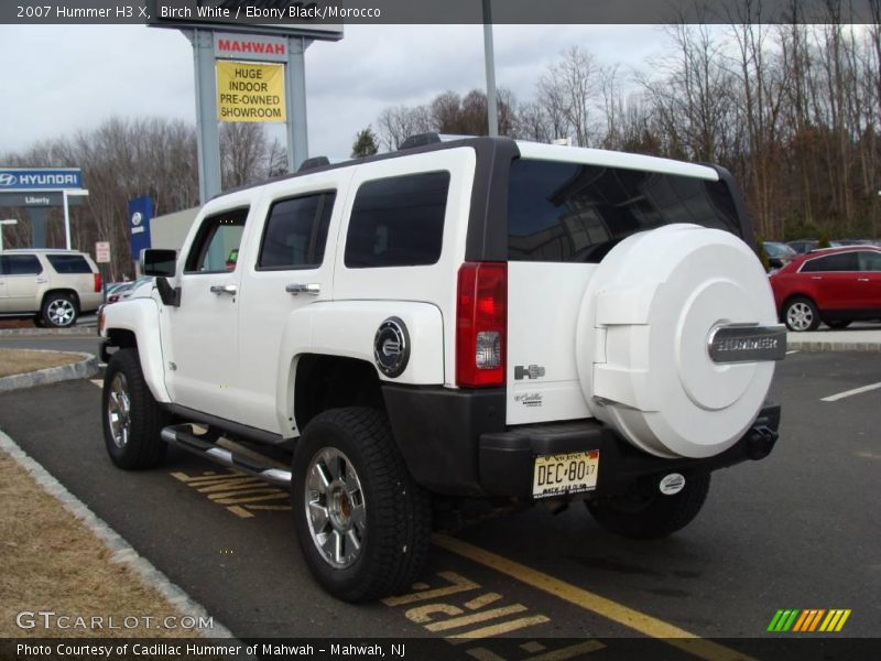 Birch White / Ebony Black/Morocco 2007 Hummer H3 X