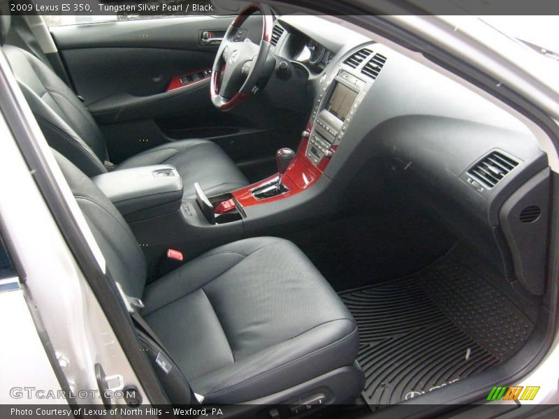 Tungsten Silver Pearl / Black 2009 Lexus ES 350