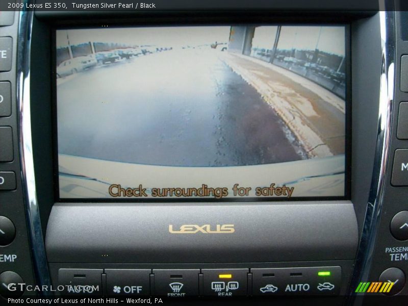 Tungsten Silver Pearl / Black 2009 Lexus ES 350