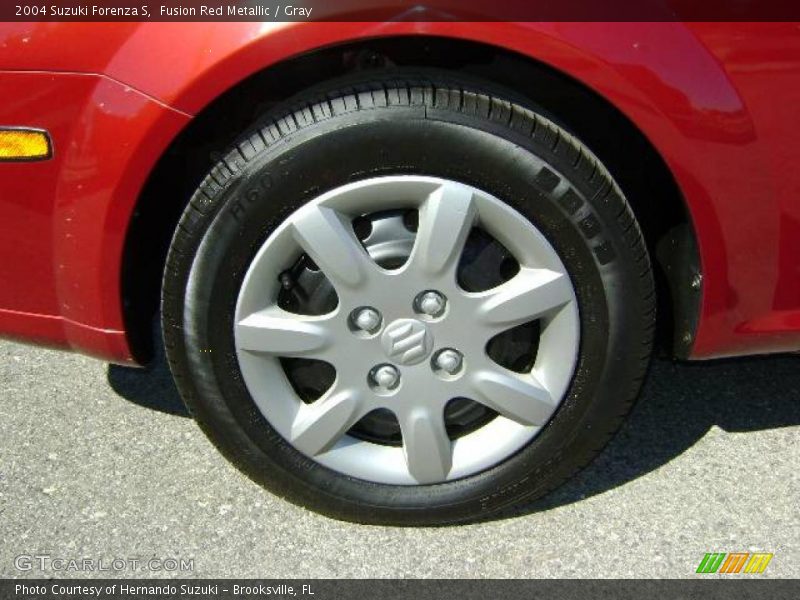 Fusion Red Metallic / Gray 2004 Suzuki Forenza S