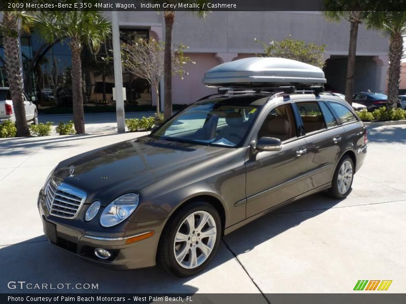 Indium Grey Metallic / Cashmere 2009 Mercedes-Benz E 350 4Matic Wagon