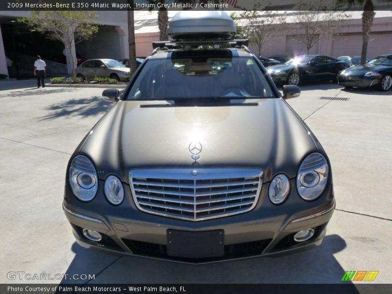 Indium Grey Metallic / Cashmere 2009 Mercedes-Benz E 350 4Matic Wagon