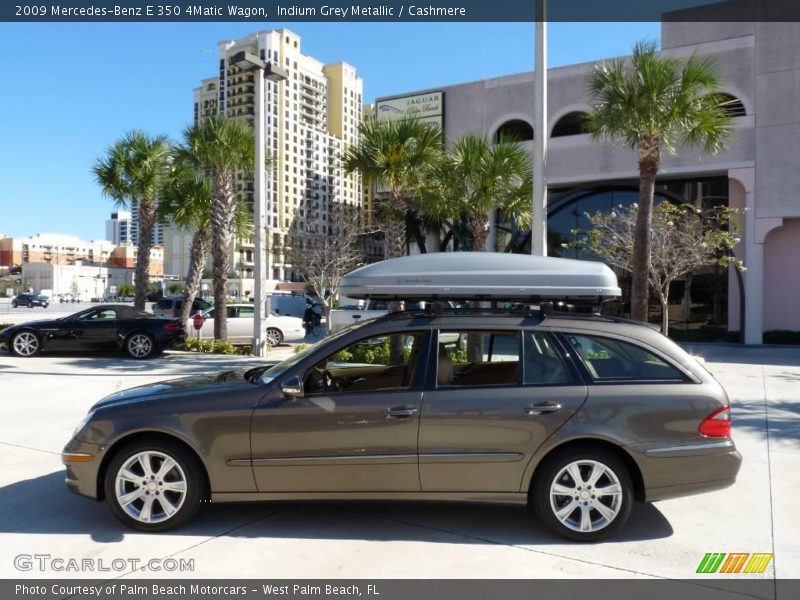 Indium Grey Metallic / Cashmere 2009 Mercedes-Benz E 350 4Matic Wagon