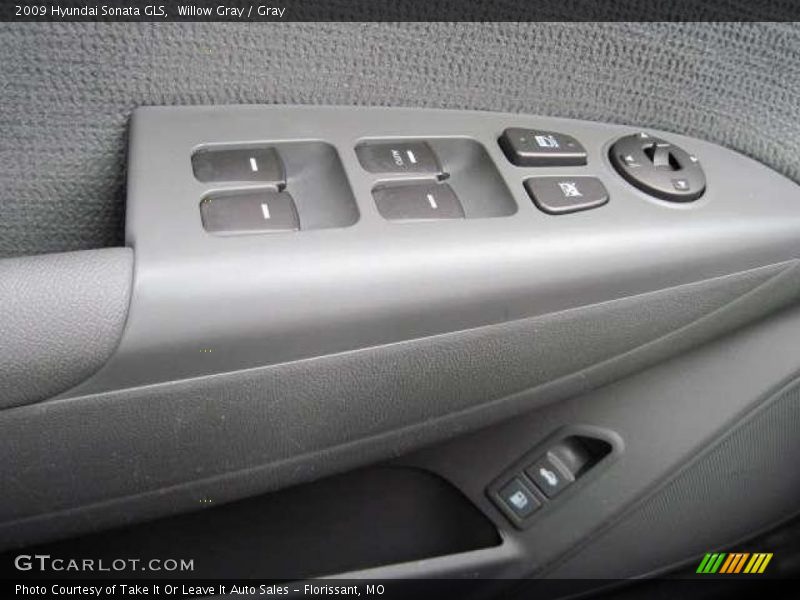 Willow Gray / Gray 2009 Hyundai Sonata GLS