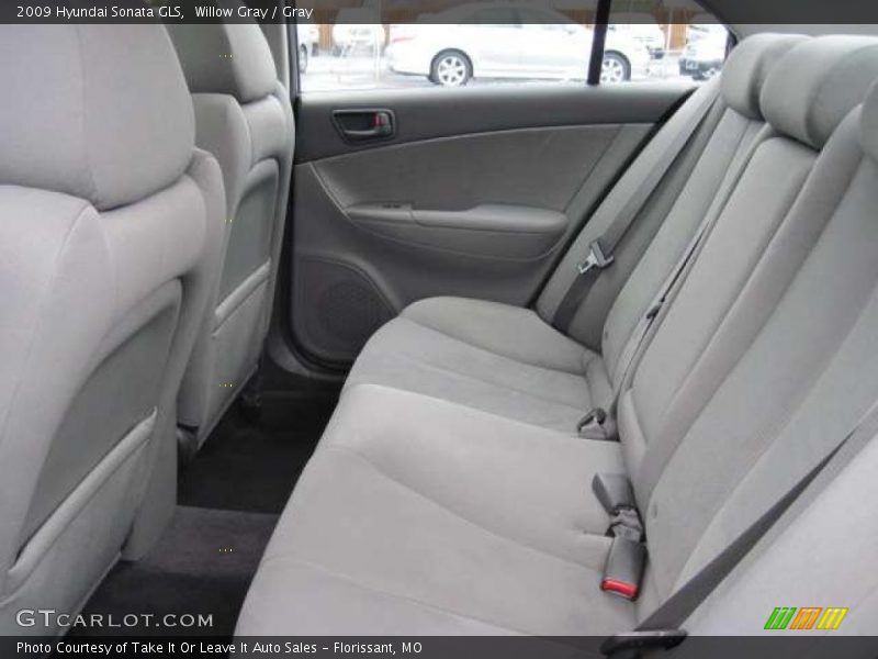 Willow Gray / Gray 2009 Hyundai Sonata GLS