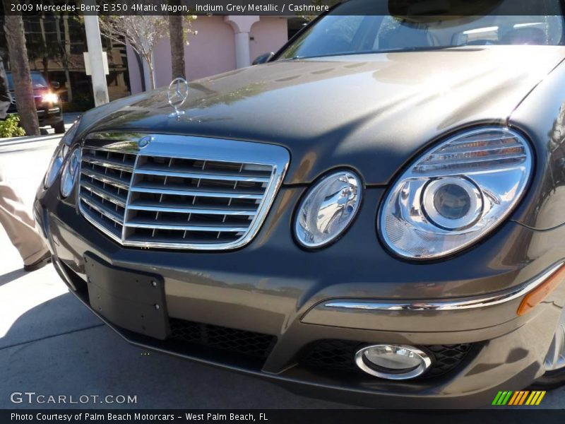 Indium Grey Metallic / Cashmere 2009 Mercedes-Benz E 350 4Matic Wagon