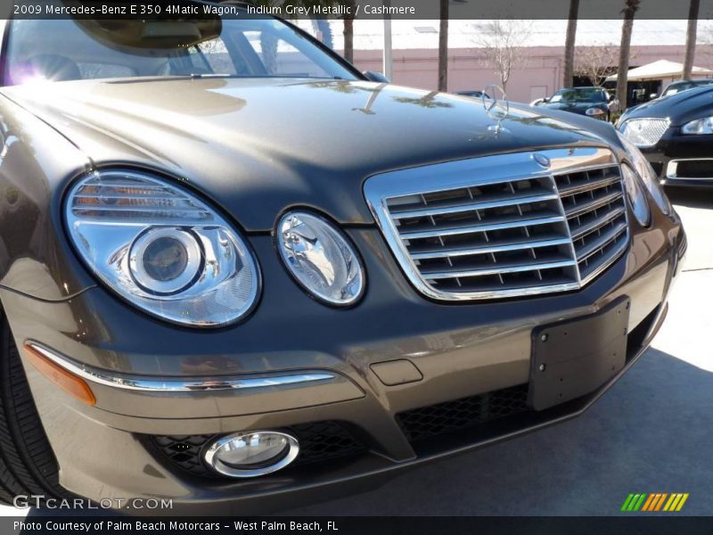 Indium Grey Metallic / Cashmere 2009 Mercedes-Benz E 350 4Matic Wagon