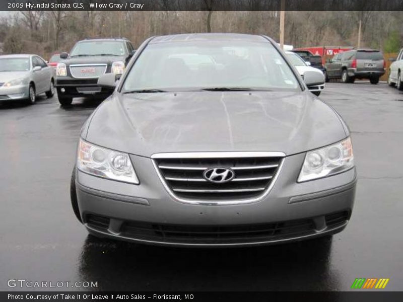 Willow Gray / Gray 2009 Hyundai Sonata GLS