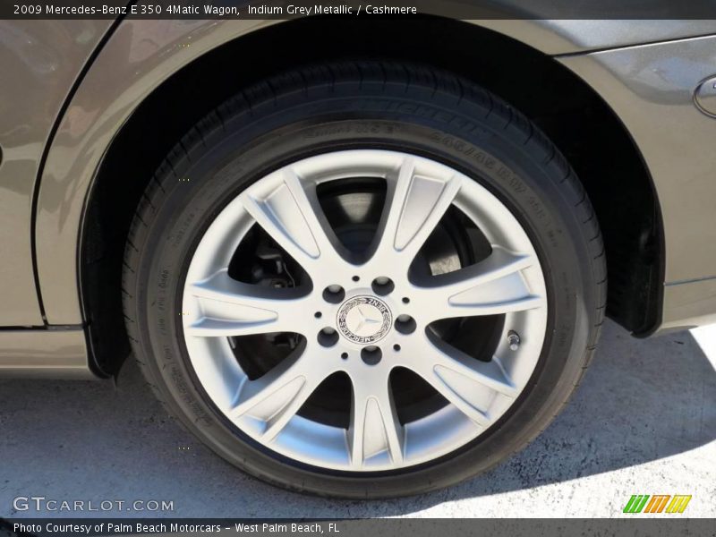 Indium Grey Metallic / Cashmere 2009 Mercedes-Benz E 350 4Matic Wagon
