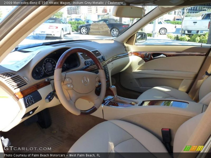 Indium Grey Metallic / Cashmere 2009 Mercedes-Benz E 350 4Matic Wagon