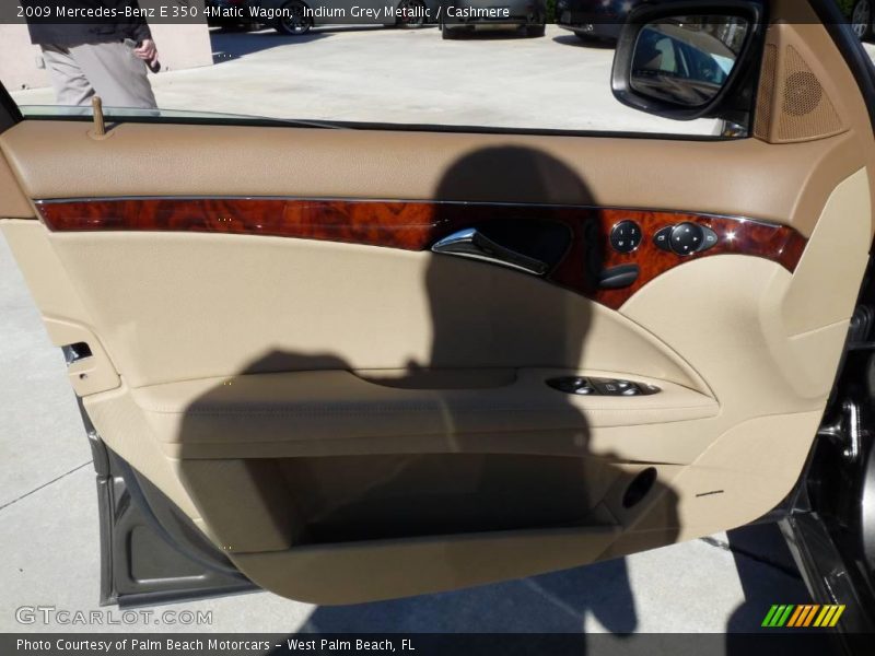 Indium Grey Metallic / Cashmere 2009 Mercedes-Benz E 350 4Matic Wagon