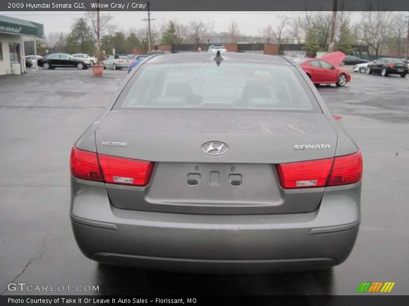 Willow Gray / Gray 2009 Hyundai Sonata GLS