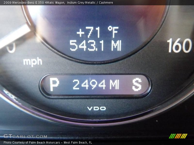Indium Grey Metallic / Cashmere 2009 Mercedes-Benz E 350 4Matic Wagon