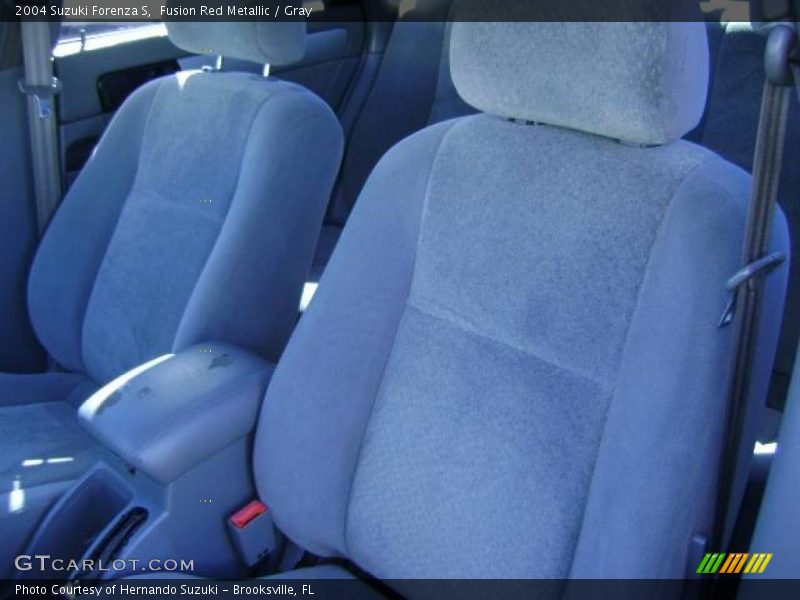 Fusion Red Metallic / Gray 2004 Suzuki Forenza S