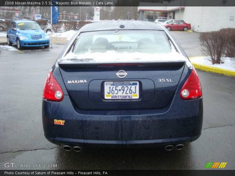 Majestic Blue Metallic / Cafe Latte 2008 Nissan Maxima 3.5 SL
