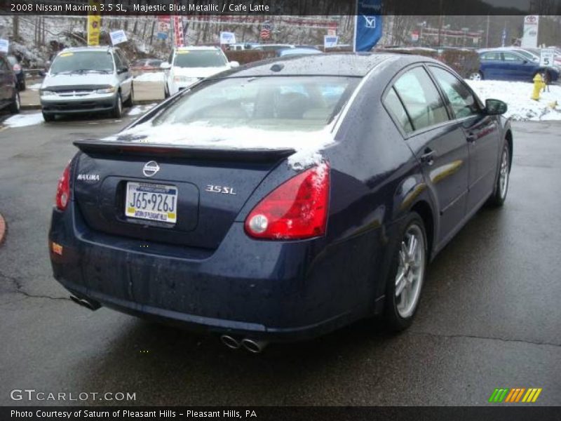 Majestic Blue Metallic / Cafe Latte 2008 Nissan Maxima 3.5 SL