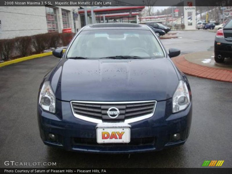 Majestic Blue Metallic / Cafe Latte 2008 Nissan Maxima 3.5 SL