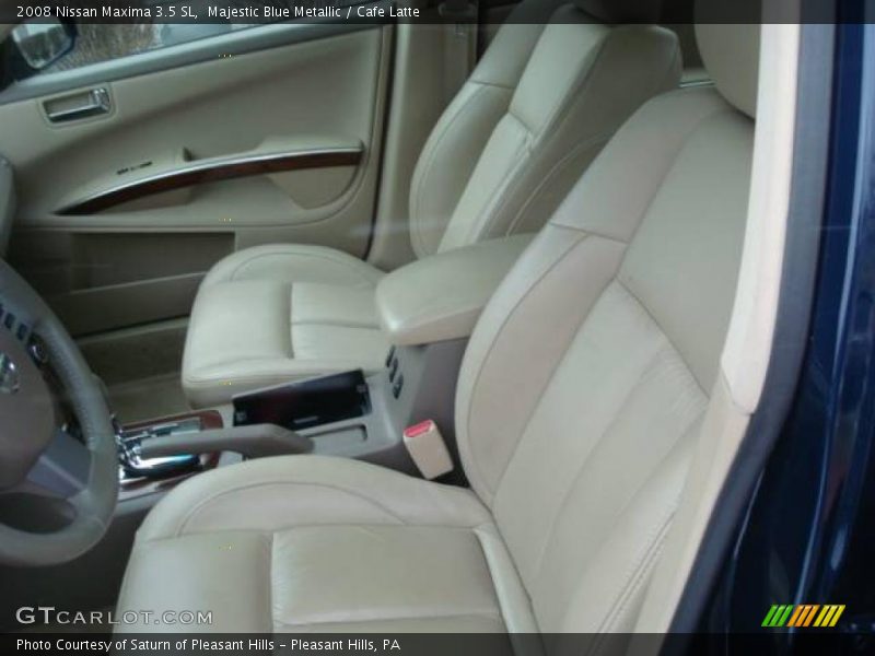 Majestic Blue Metallic / Cafe Latte 2008 Nissan Maxima 3.5 SL