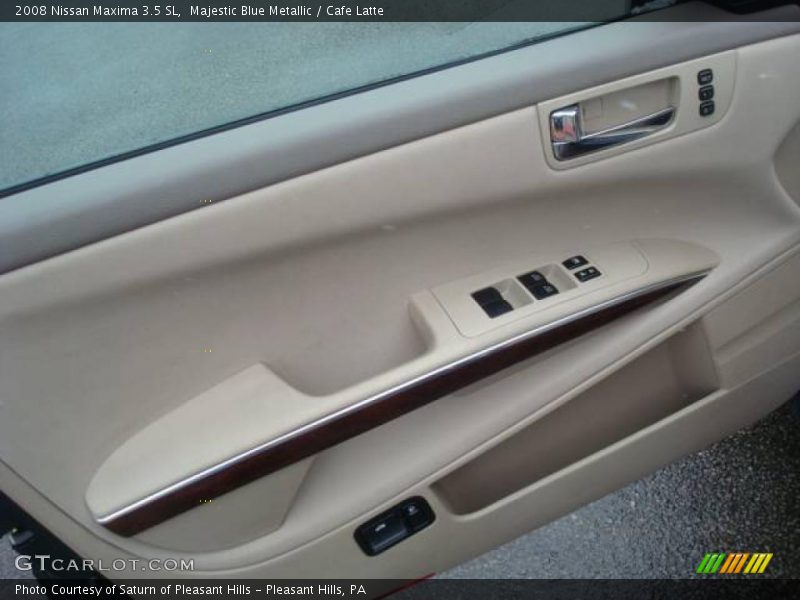 Majestic Blue Metallic / Cafe Latte 2008 Nissan Maxima 3.5 SL
