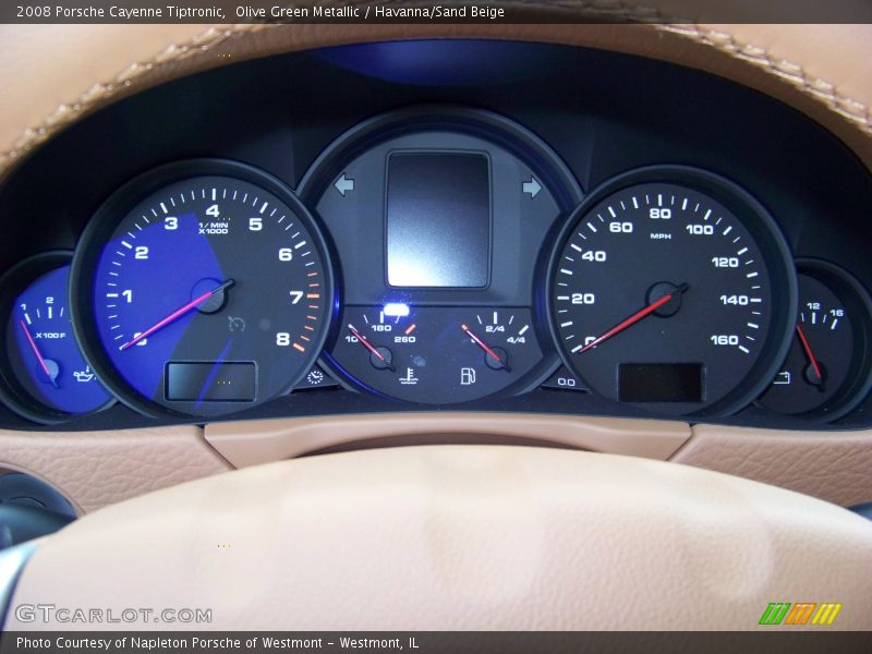 Olive Green Metallic / Havanna/Sand Beige 2008 Porsche Cayenne Tiptronic