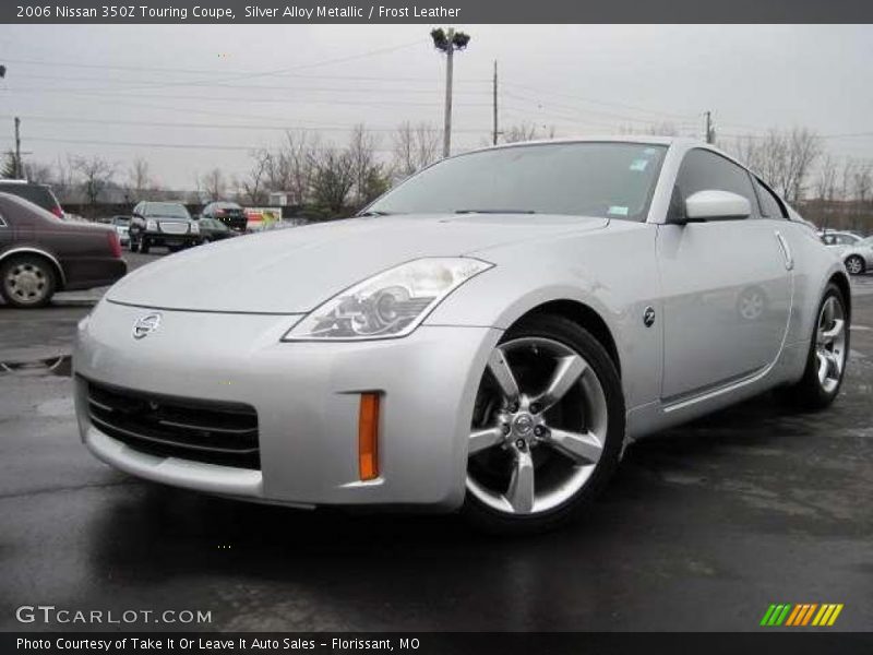 Silver Alloy Metallic / Frost Leather 2006 Nissan 350Z Touring Coupe
