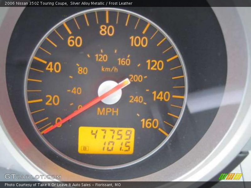 Silver Alloy Metallic / Frost Leather 2006 Nissan 350Z Touring Coupe