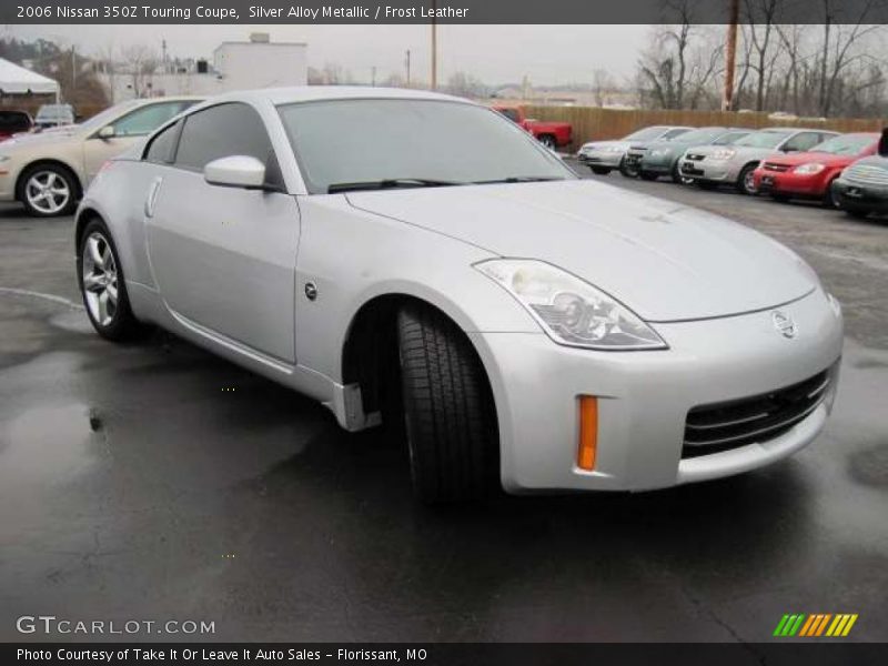 Silver Alloy Metallic / Frost Leather 2006 Nissan 350Z Touring Coupe