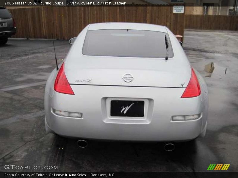 Silver Alloy Metallic / Frost Leather 2006 Nissan 350Z Touring Coupe