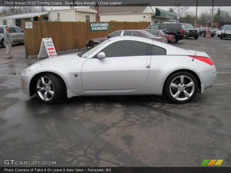 Silver Alloy Metallic / Frost Leather 2006 Nissan 350Z Touring Coupe