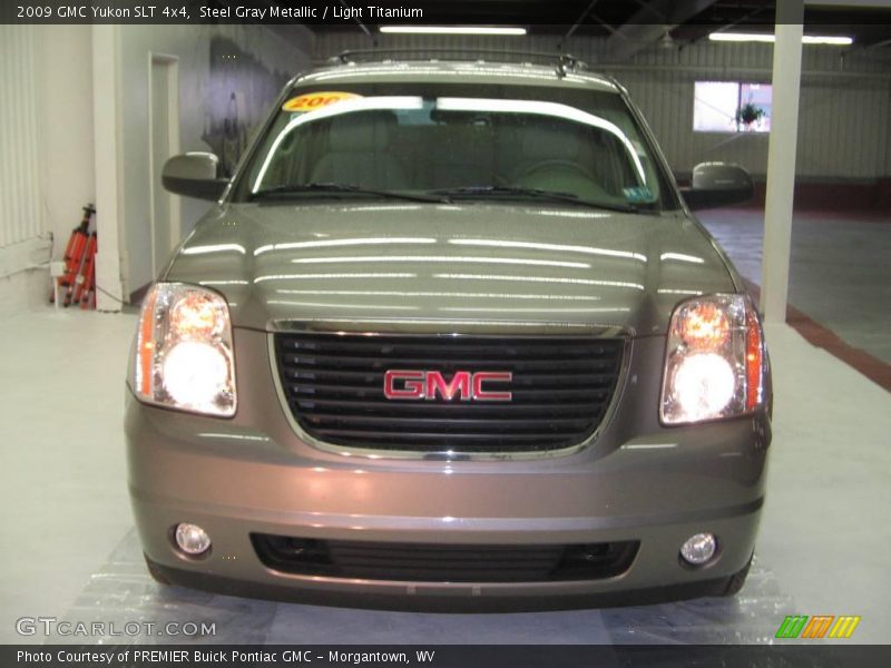 Steel Gray Metallic / Light Titanium 2009 GMC Yukon SLT 4x4