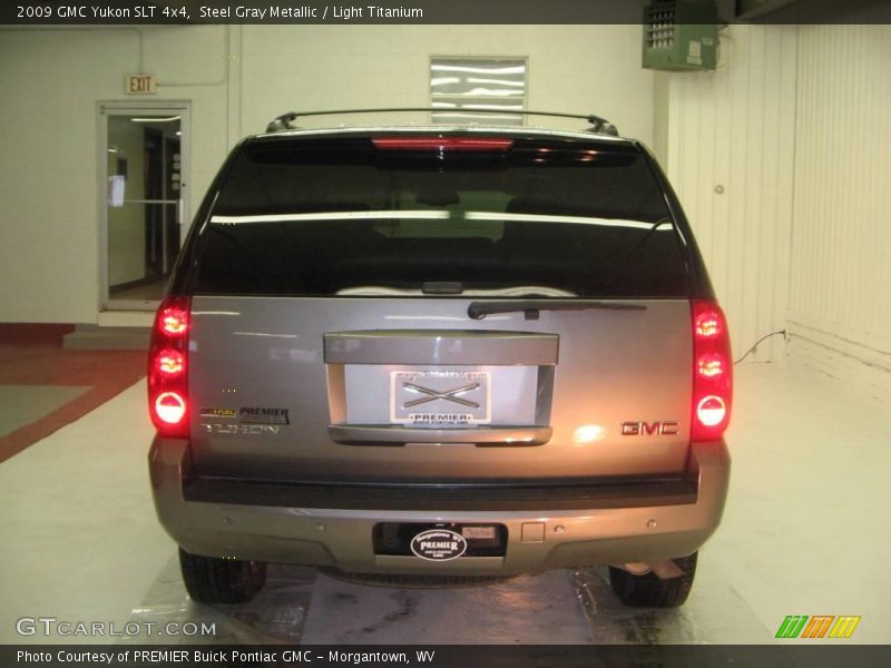 Steel Gray Metallic / Light Titanium 2009 GMC Yukon SLT 4x4