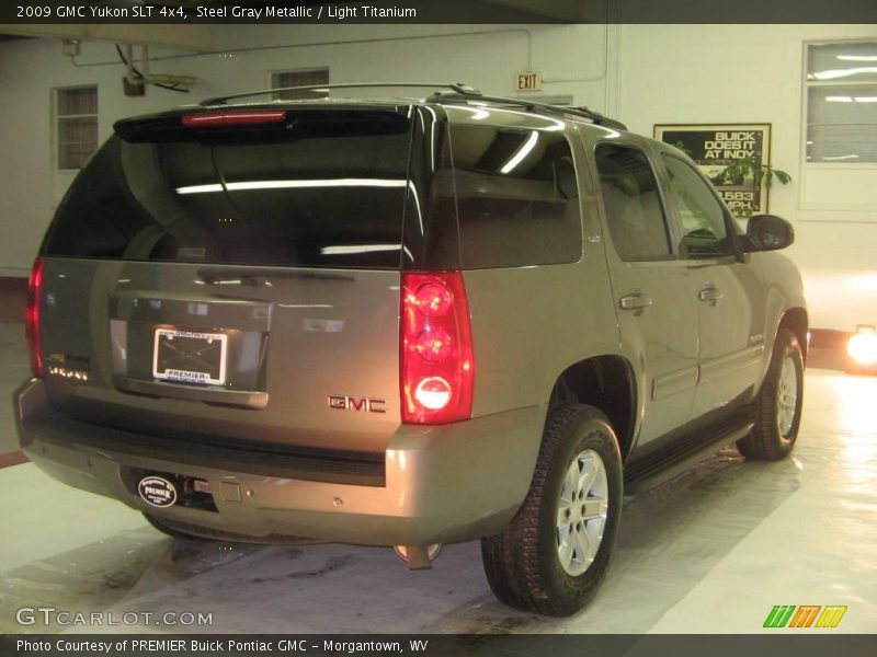 Steel Gray Metallic / Light Titanium 2009 GMC Yukon SLT 4x4
