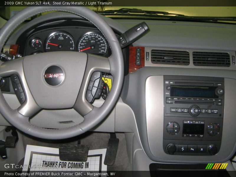 Steel Gray Metallic / Light Titanium 2009 GMC Yukon SLT 4x4