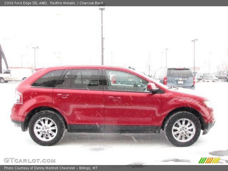 Redfire Metallic / Charcoal Black 2009 Ford Edge SEL AWD