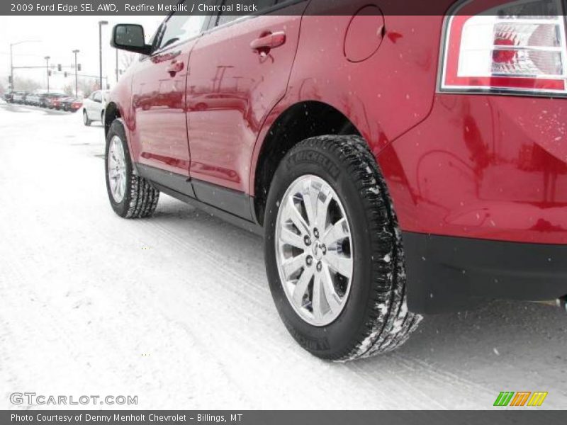 Redfire Metallic / Charcoal Black 2009 Ford Edge SEL AWD