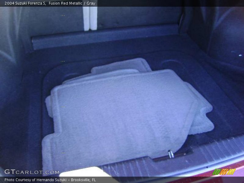 Fusion Red Metallic / Gray 2004 Suzuki Forenza S