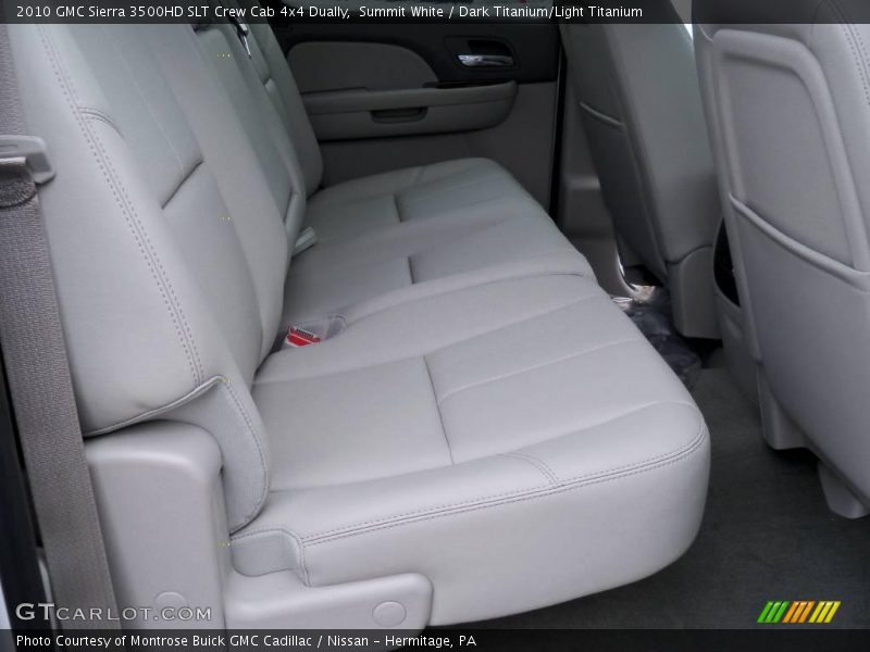 Summit White / Dark Titanium/Light Titanium 2010 GMC Sierra 3500HD SLT Crew Cab 4x4 Dually