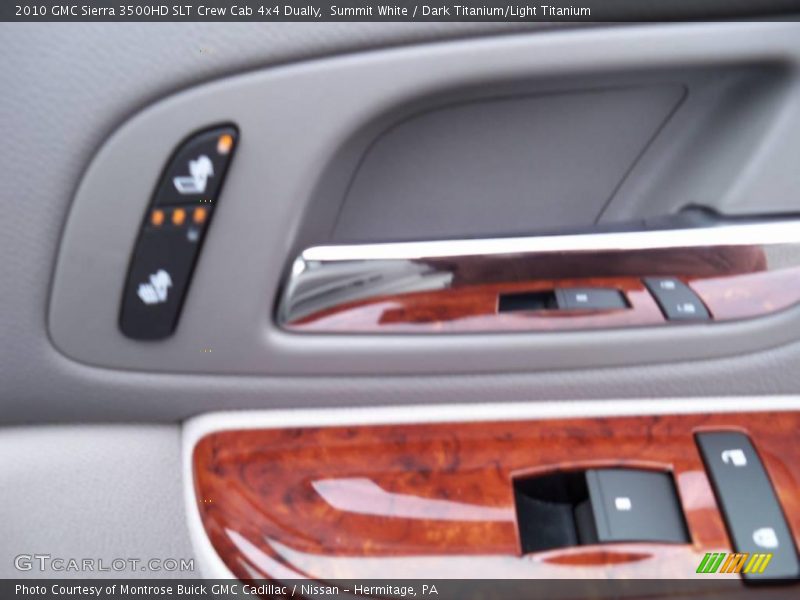 Summit White / Dark Titanium/Light Titanium 2010 GMC Sierra 3500HD SLT Crew Cab 4x4 Dually