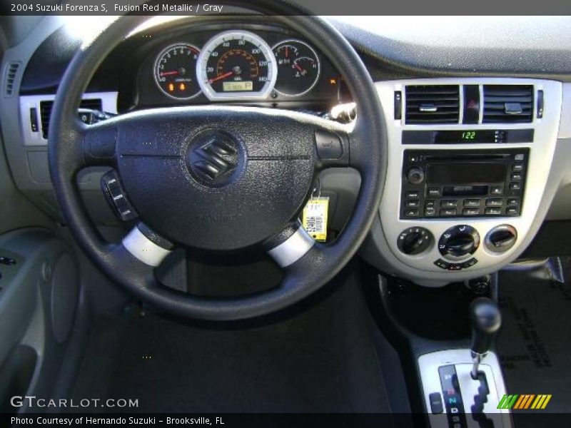 Fusion Red Metallic / Gray 2004 Suzuki Forenza S