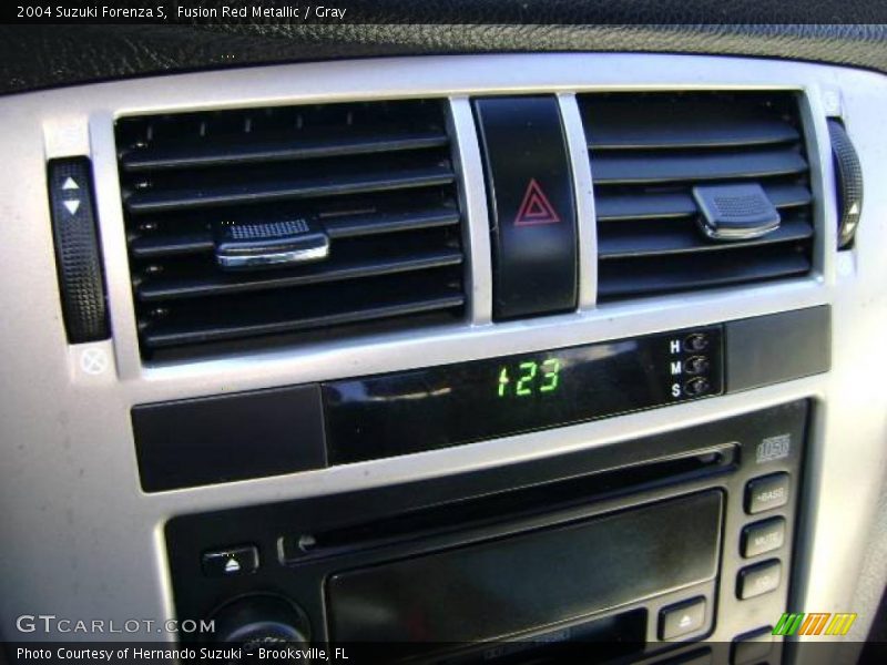 Fusion Red Metallic / Gray 2004 Suzuki Forenza S
