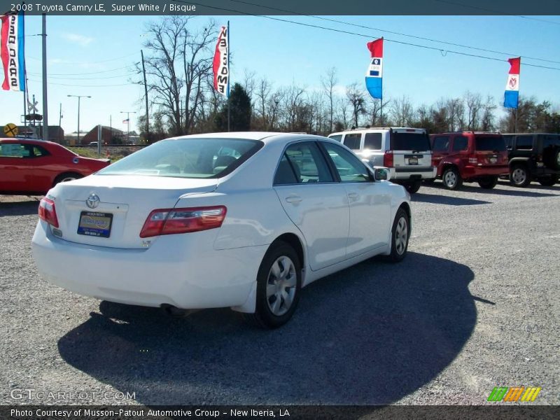 Super White / Bisque 2008 Toyota Camry LE