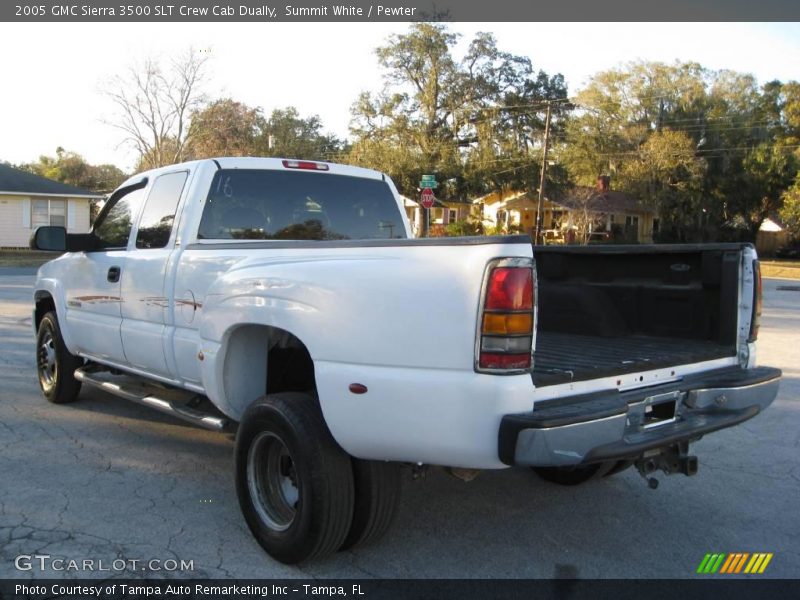 Summit White / Pewter 2005 GMC Sierra 3500 SLT Crew Cab Dually