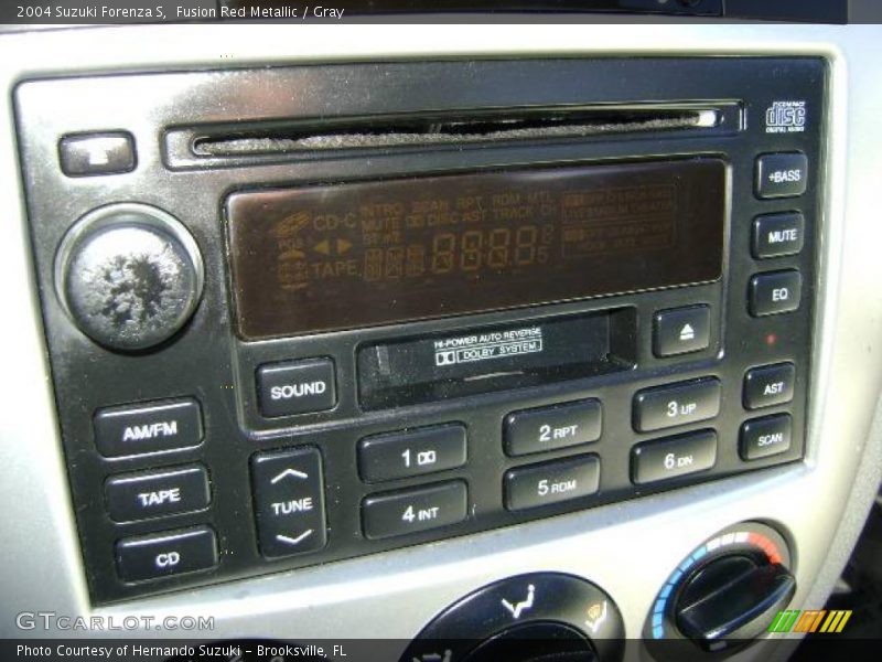 Fusion Red Metallic / Gray 2004 Suzuki Forenza S
