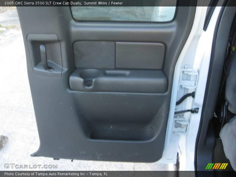 Summit White / Pewter 2005 GMC Sierra 3500 SLT Crew Cab Dually