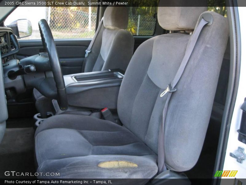 Summit White / Pewter 2005 GMC Sierra 3500 SLT Crew Cab Dually