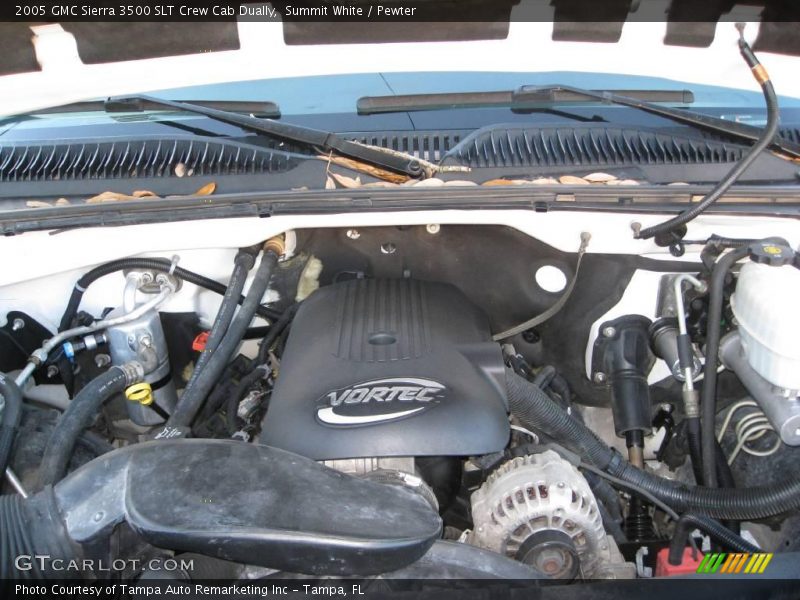 Summit White / Pewter 2005 GMC Sierra 3500 SLT Crew Cab Dually