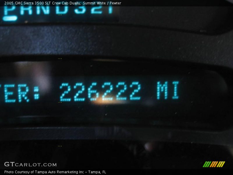 Summit White / Pewter 2005 GMC Sierra 3500 SLT Crew Cab Dually
