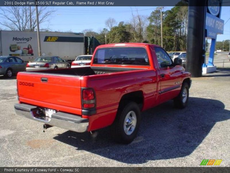 Flame Red / Mist Gray 2001 Dodge Ram 1500 SLT Regular Cab