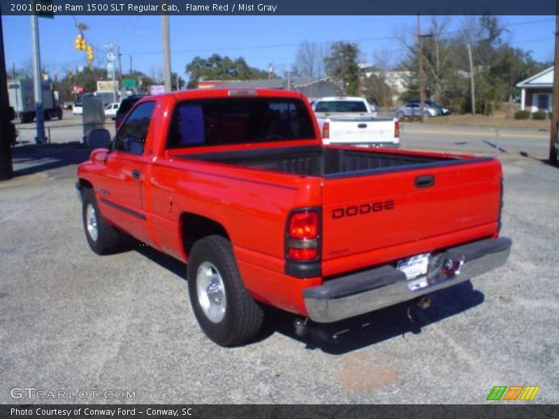 Flame Red / Mist Gray 2001 Dodge Ram 1500 SLT Regular Cab